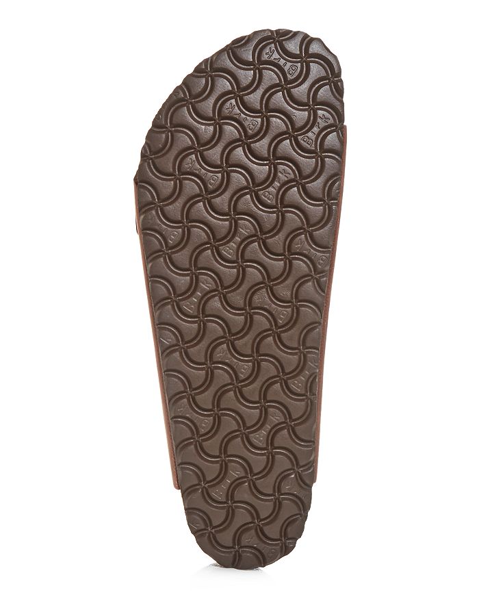 Shop Birkenstock Men's Arizona Slide Sandals In Dark Brown