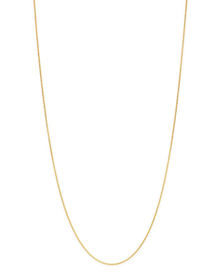 Bloomingdale's 14k Yellow Gold Solid Wheat Chain Necklace, 16 - 100% Exclusive