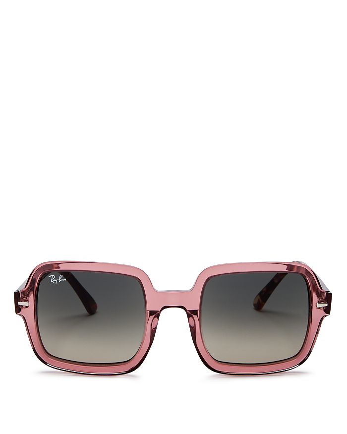 Ray Ban Ray-ban Rb2188 Transparent Violet Sunglasses In Transparent Violet/gray Gradient