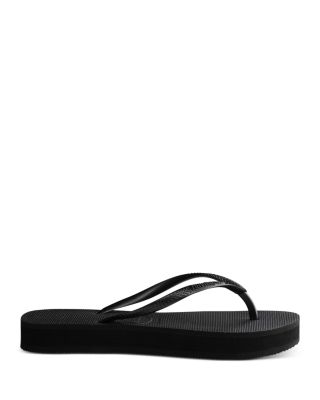Women's Slim Flatform Thong Sandals