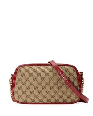 GUCCI GGマーモントキャンバス Gucci Marmont Small GG Canvas Shoulder Bag | Bloomingdale's