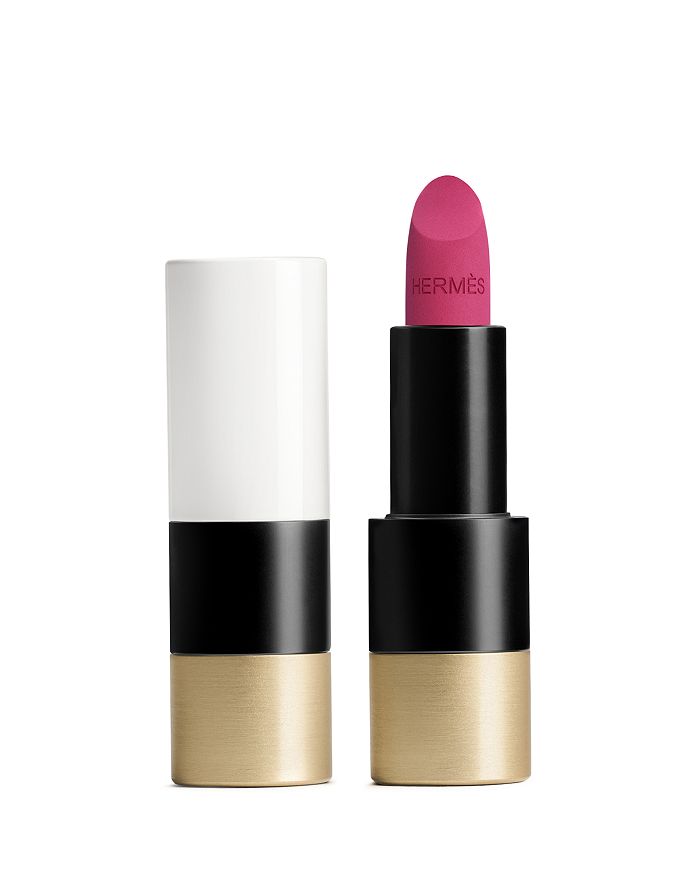 Pre-owned Hermes Rouge , Matte Lipstick In Rose Velours