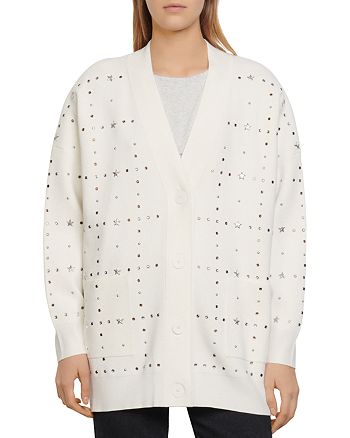 Sandro - Stars Embellished Cardigan