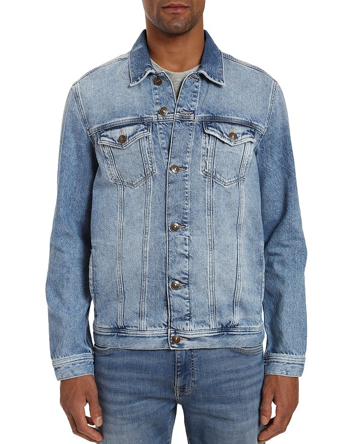 Mavi Drake Cotton Regular Fit Denim Jacket in Light Authentic Vintage ...
