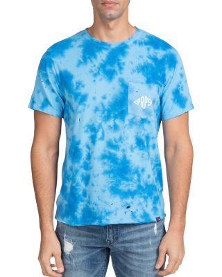 PRPS - Ballwin Cotton Tie-Dyed Destroyed Pocket Tee
