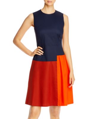 Hugo boss color store block dress