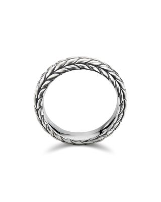 Men's Sterling Silver Chevron Ring