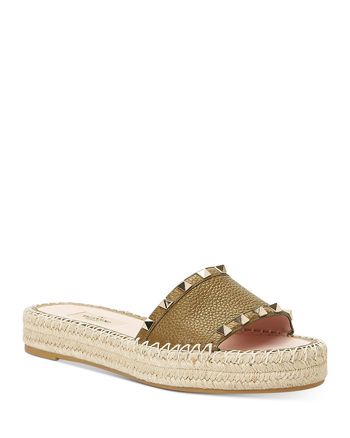 Valentino espadrille slide sales