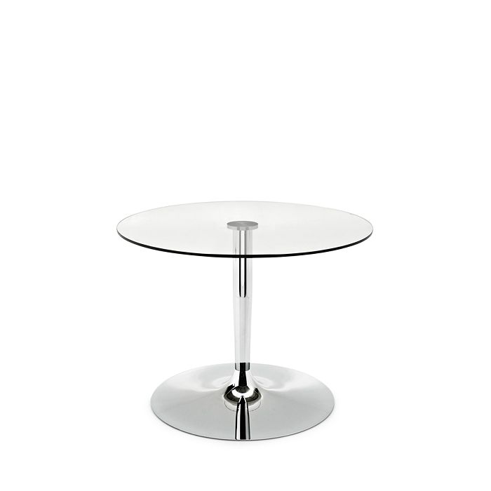Bloomingdale's Calligaris Planet Dining Table In Optic White/chrome