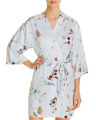 Flora Nikrooz Floral Print Wrap Robe | Bloomingdale's