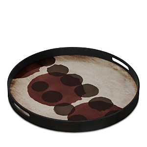 Ethnicraft Notre Monde Layered Dots Tray In Slate