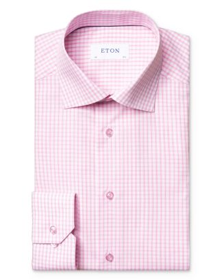 Eton Check Slim Fit Dress Shirt | Bloomingdale's