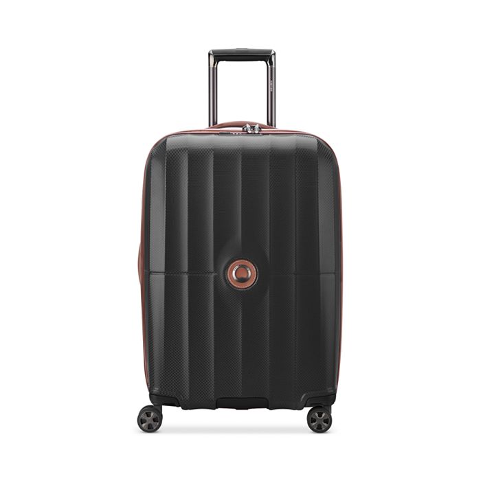 Delsey St. Tropez 24 Expandable Spinner Upright In Black