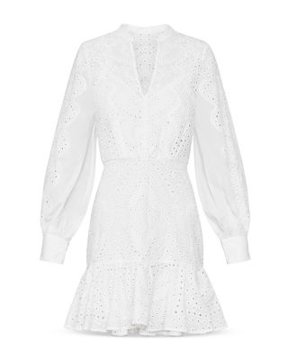white christmas dresses Twill Mini Dress – BCBGMAXAZRIA main image 1