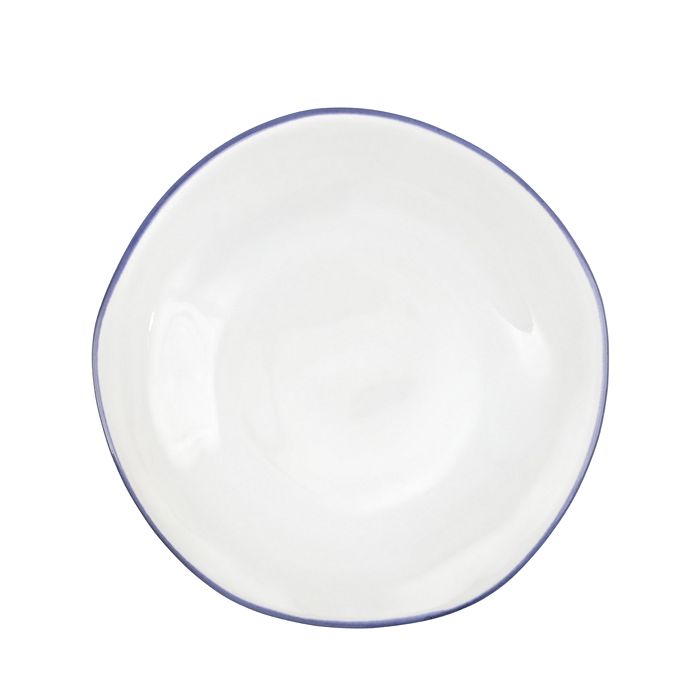 Shop Vietri Aurora Edge Salad Plate In White