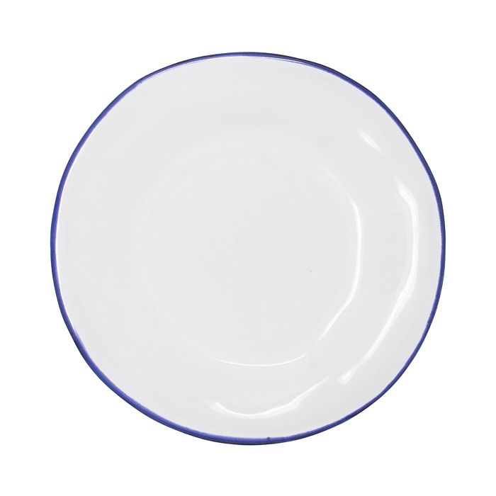Shop Vietri Aurora Edge Dinner Plate In White