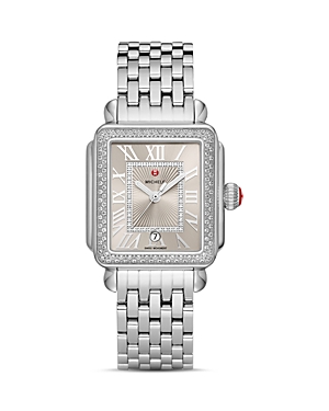 Michele Deco Madison Watch, 33mm In Silver