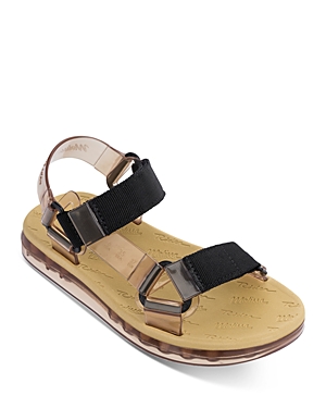 Melissa Women's Papete + Rider Strappy Sandals In Beige Black