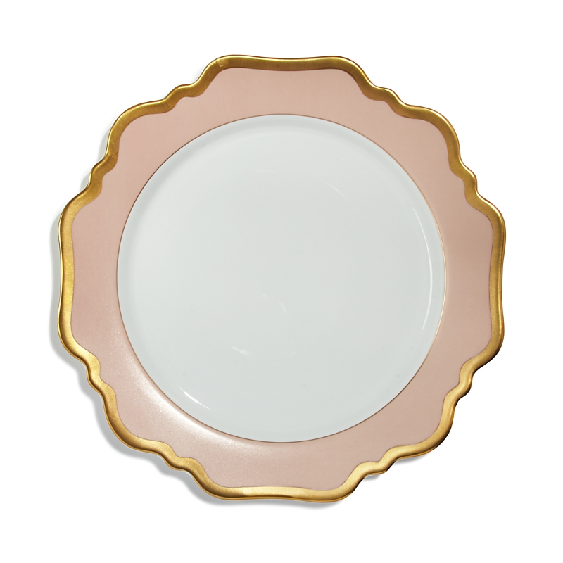 Anna Weatherley Anna's Palette Dusty Rose Dinner Plate In Dusty Rose