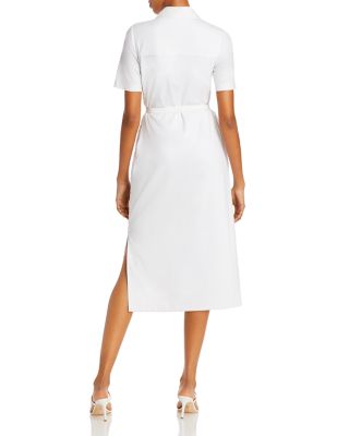 chinese dress ladies Tory Burch Cotton Lace Up Dress White Plaid  Priscilla Posh