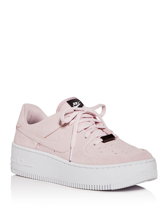 Nike Women's Af1 Sage Low-top Trainers - 100% Exclusive In Rose Suede