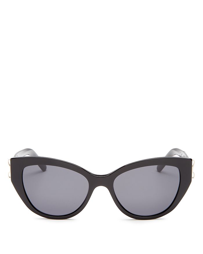 Ferragamo Women's Cat Eye Sunglasses, 54mm In Black/gray