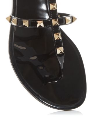 Valentino Garavani SUMMER STUD サンダル Summer Rockstud thong sandals in blue - Valentino Garavani