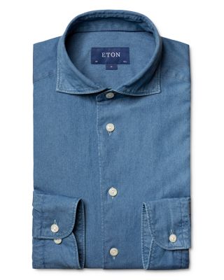 Eton - Slim Fit Soft Chambray Shirt