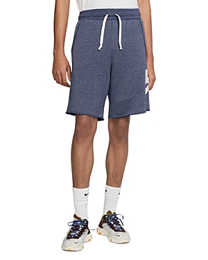 Nike Logo-print Sports Shorts In Blue Void