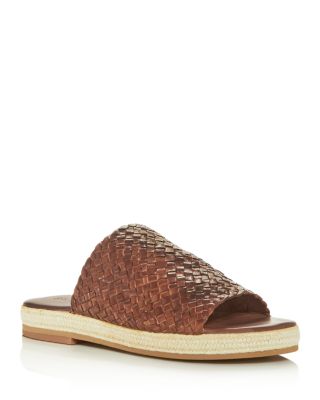 St. Agni Women's Tuscan Woven Espadrille Slide Sandals
