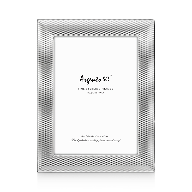 Argento Sc Dots Frame, 5 X 7 In Sterling Silver