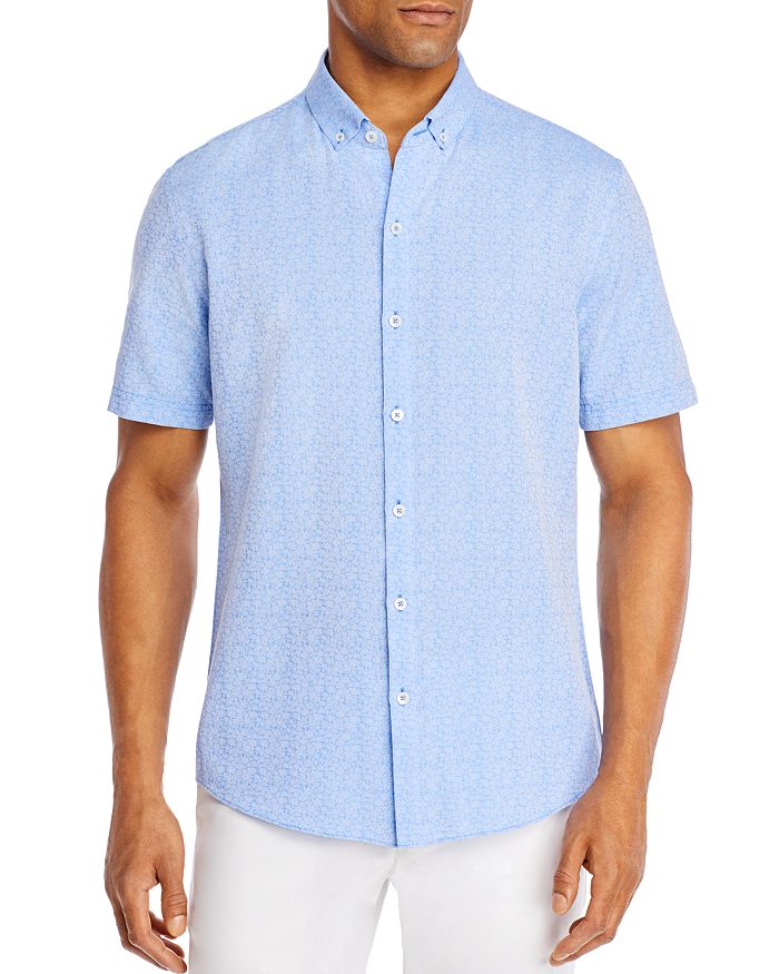 Zachary Prell Kinsman Cotton Floral Print Regular Fit Button Down Shirt ...