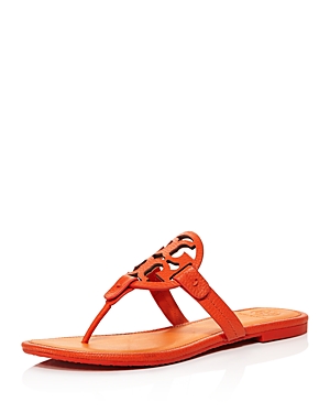 Tory Burch Women's Miller Thong Sandals In Poppy Red