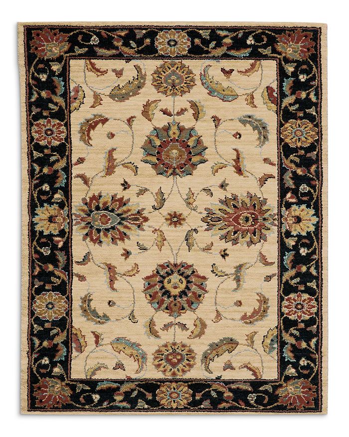 Nourison Living Treasures Li04 Area Rug , 3'6 X 5'6 In Ivory/black