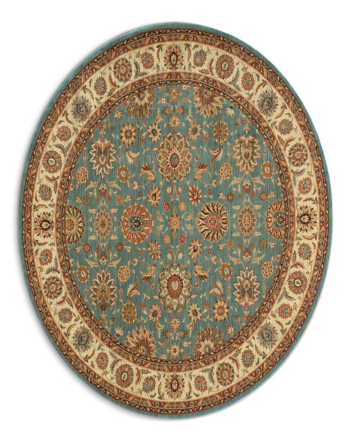 Nourison Living Treasures Li05 Round Area Rug , 7'10 Round In Aqua