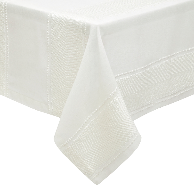 MODE LIVING BIANCA ROUND TABLECLOTH, 90 VA07290R-WW