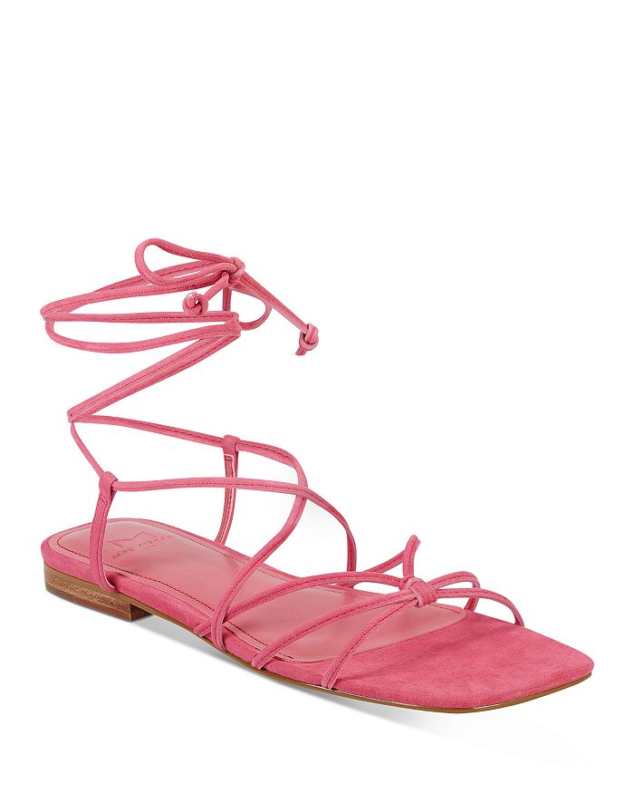 Marc Fisher Ltd. Women s Marina Lace Up Strappy Sandals In Pink