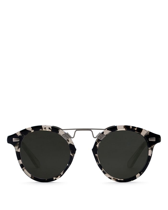 Krewe Unisex St. Louis Ii Sunglasses, 48mm In Charcoal/gray