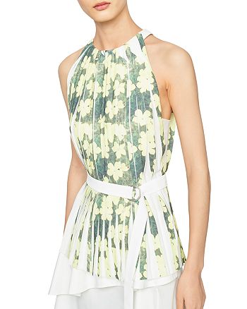 3.1 Phillip Lim Knife Pleated Belted Top | Bloomingdale's