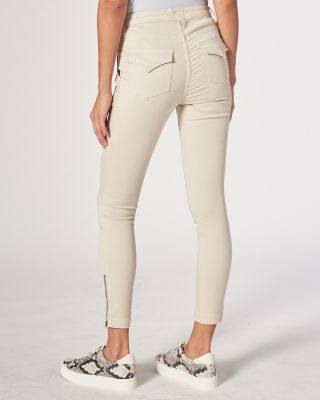 ivory skinny pants