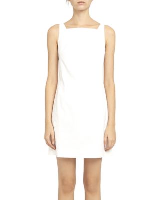 square neck sheath dress