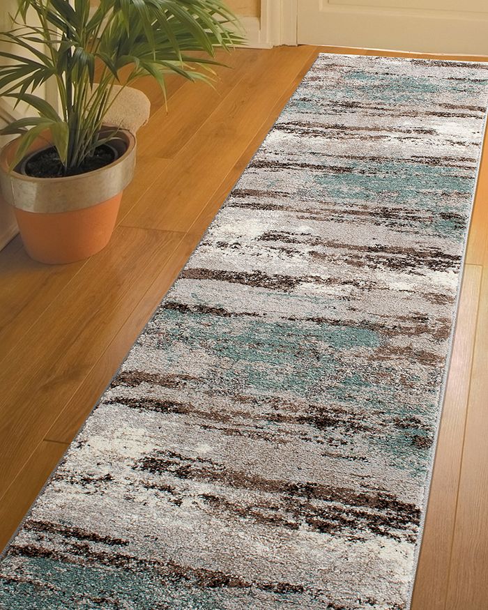 Shop Kenneth Mink Leisure Cove Runner Area Rug, 2'3 X 7'7 In Mineral