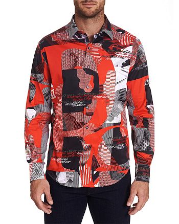 Robert Graham Start Your Engine Cotton Stretch Printed Classic Fit Button Up Shirt Bloomingdale S