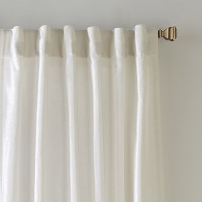 Carnaby Distressed Velvet Window Curtain, 50" x 84"