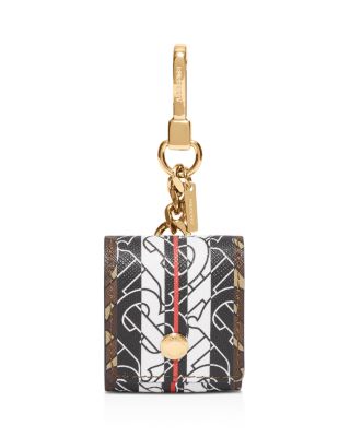 Burberry Monogram Print E-Canvas Card and Phone Case with Strap