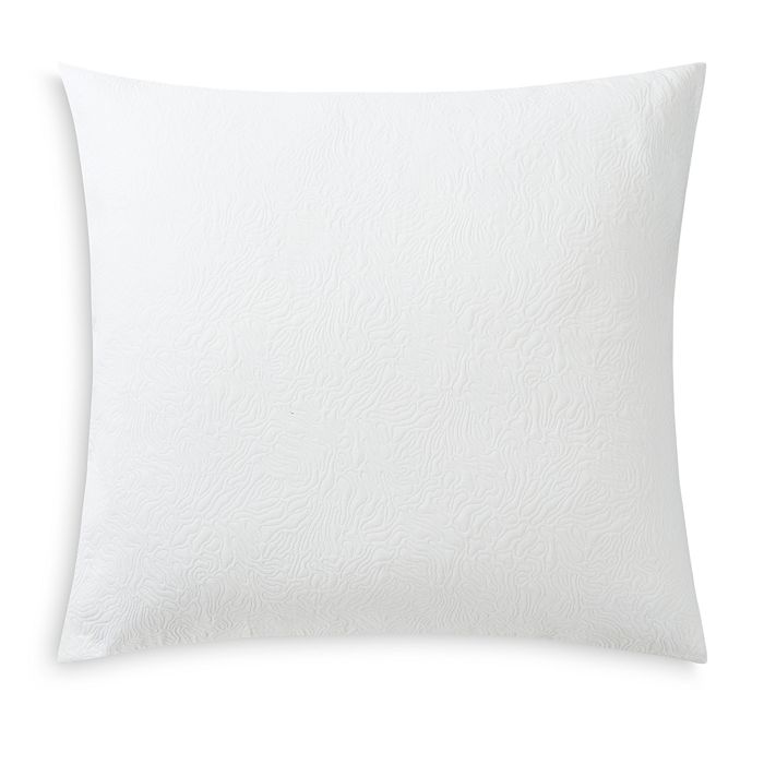 Matouk Schumacher Cora Euro Sham In Mineral/white