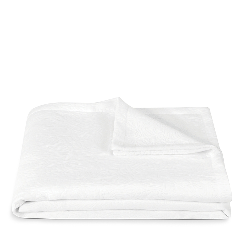 Matouk Schumacher Cora Coverlet, Full/queen In White