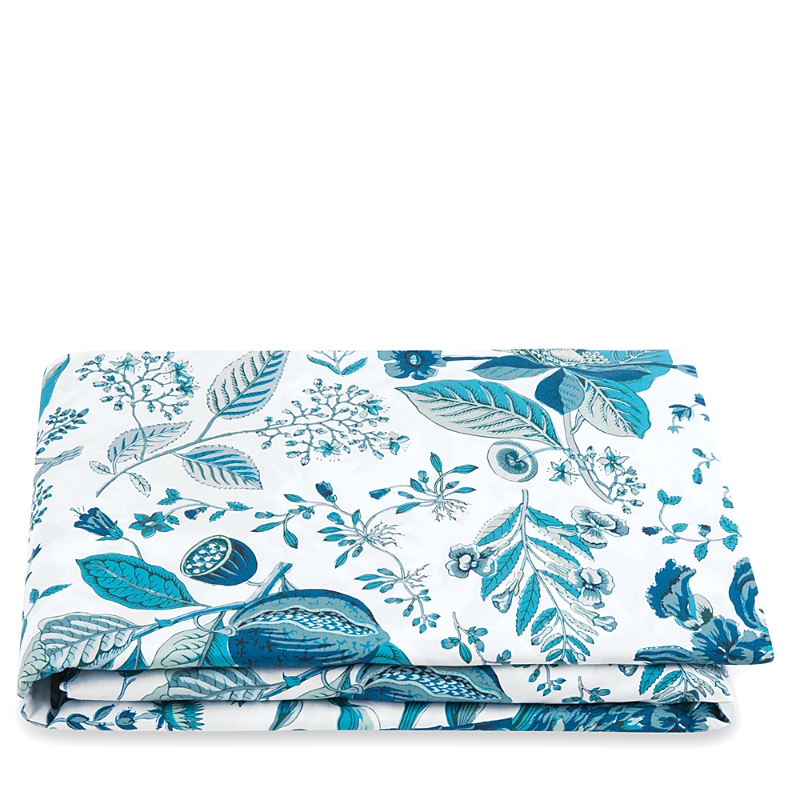 Matouk Pomegranate King Pillowcase Pair In Prussian Blue