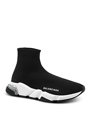 Balenciaga Men's Speed Clear Sole High Top Sneakers