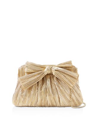 Loeffler Randall Rayne Small Pleated Bow Frame Clutch
